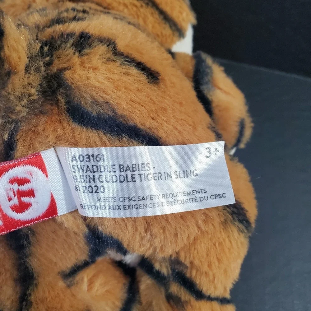 Fiesta Swaddle Baby Tiger Cub Plush 9.5